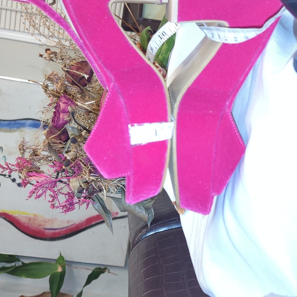 Camssoo bright pink platform sandals - Picture 10 of 12